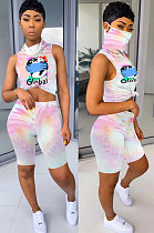 Women Veil Jumpsuits Sport Shorts Sets LD8711