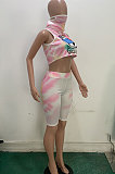 Women Veil Jumpsuits Sport Shorts Sets LD8711