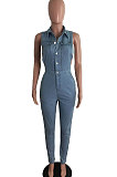 Fashion Women Cowboy Cultivate One's Morality Casual Jumpsuit JLX6087