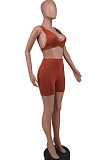 Sexy Summer Pit Bar Beach Pure Color High Elastic Casual Two-Piece ZDD31129