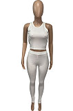 Vest Pit Bar Cultivate One's Morality Sport Casual Long Pants Sets Q879