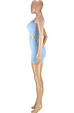 Fashion Casual Prue Color Vest Shorts Two-Piece SM9185