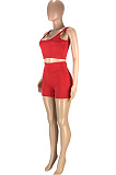 Fashion Casual Prue Color Vest Shorts Two-Piece SM9185