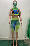 Women Veil Jumpsuits Sport Shorts Sets LD8711