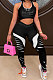 Fashion Cultivate One's Morality Printing Vest Long Pants Sets ML7438