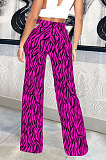 Personality Temperament Casual Chain Zebra Long Pants AYL4083