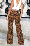 Personality Temperament Casual Chain Zebra Long Pants AYL4083