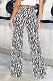 Personality Temperament Casual Chain Zebra Long Pants AYL4083