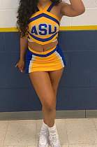 Casual Trendy Halter Neck Vest Sport Skirts Sets AYA7010