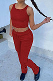 Trendy Women Sport Casual Vest Heaps Of Pants Two-Pieces HR8172
