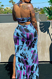 Euramrican Sexy Hang A Neck Backless Both Sides Open Fork Dress NYZ6022
