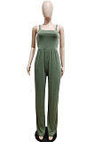 Fashion Summer Pure Color Vest Shift Jumpsuits E8600