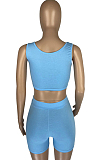 Vest Shorts Casual Sports Sets Fashion Two-Piece LMM8253