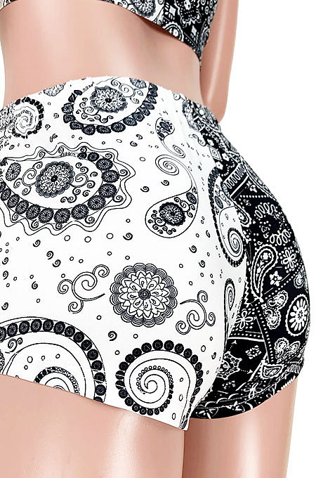 Trendy Sport Vest Contrast Color Printing Shorts Sleeveless Two-Pieces GL6376