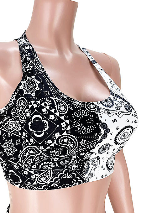 Trendy Sport Vest Contrast Color Printing Shorts Sleeveless Two-Pieces GL6376