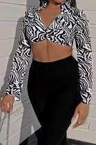 Trendy Seys Temperament Dew Waist T Shirts Tops GB8003