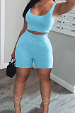 Vest Shorts Casual Sports Sets Fashion Two-Piece LMM8253