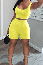 Vest Shorts Casual Sports Sets Fashion Two-Piece LMM8253