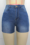 Euramerican Women Trendy Bandage Cowboy Shorts WE8919