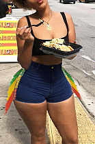 Euramerican Fashion Tassel Cowboy Shorts WE8864