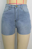 Euramerican Women Trendy Bandage Cowboy Shorts WE8919