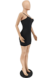 Fashion Women Sexy Pure color Halter Dress  NL6068