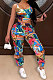 Printing Vest Long Pants Sets QQM4284