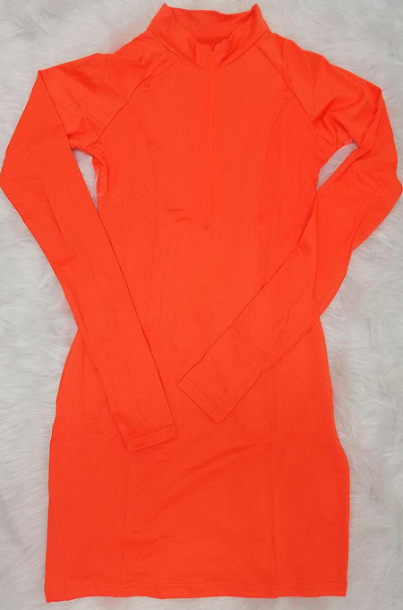 Fashion Casual Tight Zipper Package Buttocks Dress CL6069