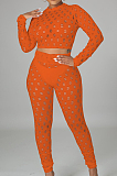 Night Club Sexy Mesh High Elastic Casual Sports Sets LA3278