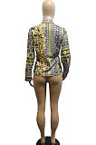 Fashion Sexy Printing Long Sleeve Shirts BLE2372