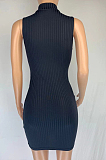 Casual Sexy Zipper Tight Mini Dress CL6098