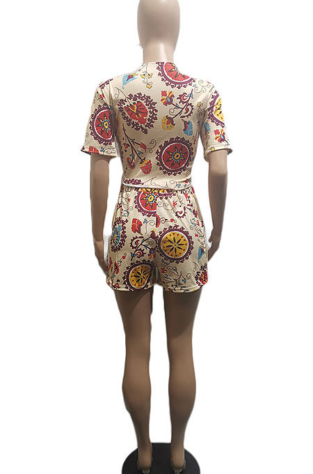 Casual Printing Pocket Shorts Sets BLE2310