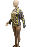 Fashion Sexy Printing Long Sleeve Shirts BLE2372