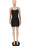 Fashion Women Sexy Pure color Halter Dress  NL6068