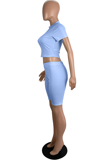 Summer Simplee Letter Printing Two-Piece LS6451 
