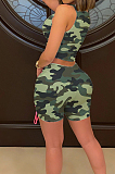 Fashion Casual Camouflage Bind Two-Piece YMM9070