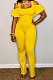 Trendy Casual Pure Color Off Shoulder Flare Leg Pants Sets YM199