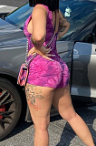 Euramerican Tie Dye Pring Sexy Casual Two-Piece YMM9072