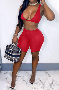 Pure Color Trendy Sexy Shorts Sets SMY8082