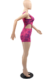 Euramerican Tie Dye Pring Sexy Casual Two-Piece YMM9072