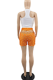 Summer Positioning Printing Pocket Beach Cashew Flowers Shorts YMM9076