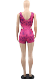 Euramerican Tie Dye Pring Sexy Casual Two-Piece YMM9072