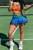 Fashion Sexy Digital Printing Sports Vest They Sound Sets ARM8293