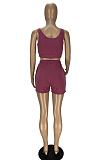Fashion Letter Embroidered Vest Sports Sets YT3272