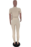 Unilateral Sexy Bind Prue Color Pit Bat Fashion Casual Sets ARM8295