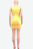 Women Sexy Drawsting Hollow Out Pit Bar Mini Dress HYM8064