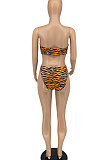 Tiger Pattern Sexy Trendy Casual Two Pieces Swimsuits AFM2030