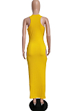 Sping Summer Vest Deep V Cultivate One's  Morality Sexy Long Dress LML240