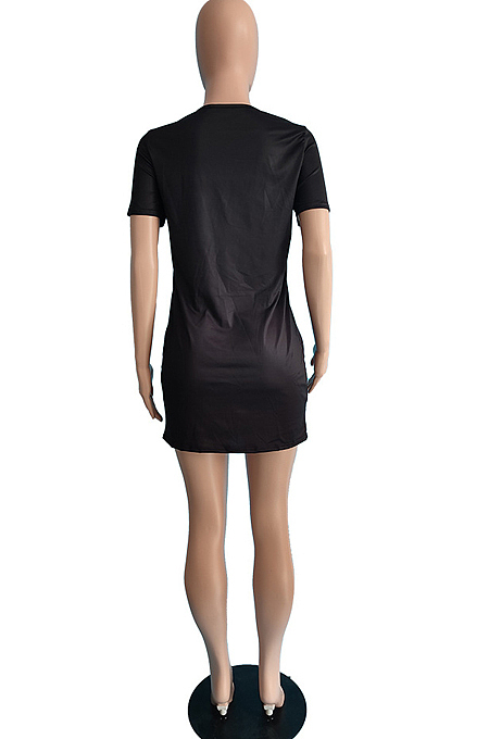 Summer Personnality Letter Printing Fashion Dress JG050