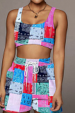 Casual Bohemian Printing Fashion Beach Sports Sets F88365
